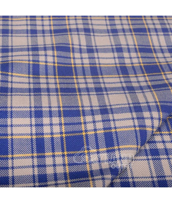 Yorkshire National Tartan Fabric by the Yard | 16 oz Medium Weight