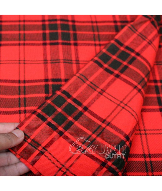 Family Maxwell Modern Tartan Fabric by the Yard | 16 oz Medium Weight