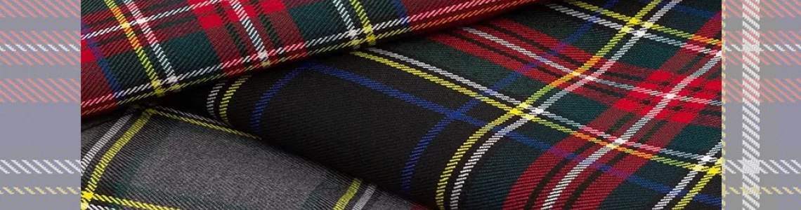TARTAN FABRIC PER YARD