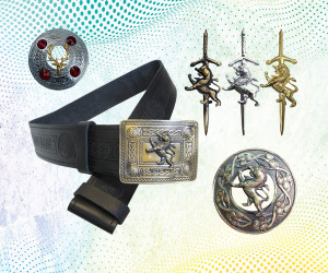BELT, BUCKLES & KILT PINS