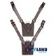Sam Browne Brown Leather Belt with Crossover Shoulder Strap - British Military Belts Sam Browne Brown Leather Belt with Crossover Shoulder Strap - British Military Belts