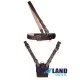 Sam Browne Brown Leather Belt with Crossover Shoulder Strap - British Military Belts Sam Browne Brown Leather Belt with Crossover Shoulder Strap - British Military Belts