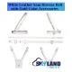 Sam Browne White Belt with Crossover Shoulder Strap - British Military Belts Sam Browne White Belt with Crossover Shoulder Strap - British Military Belts