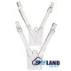 Sam Browne White Belt with Crossover Shoulder Strap - British Military Belts Sam Browne White Belt with Crossover Shoulder Strap - British Military Belts