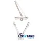 Sam Browne White Belt with Crossover Shoulder Strap - British Military Belts Sam Browne White Belt with Crossover Shoulder Strap - British Military Belts