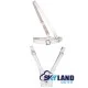 Sam Browne White Leather Belt with Crossover Shoulder Strap - British Military Belts Sam Browne White Leather Belt with Crossover Shoulder Strap - British Military Belts
