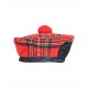 Scottish Royal Steward Tartan Balmoral Hat Military Highlander Kilt Cap