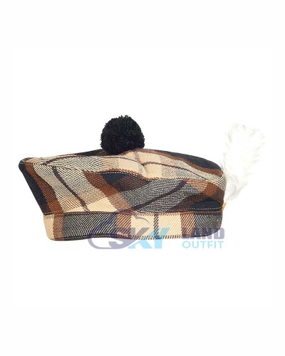 Scottish Rose Anceint Tartan Balmoral Hat Military Highlander Kilt Cap Scottish Rose Anceint Tartan Balmoral Hat Military Highlander Kilt Cap