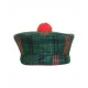 Scottish Ross Hunting Tartan Balmoral Hat Military Highlander Kilt Cap Scottish Ross Hunting Tartan Balmoral Hat Military Highlander Kilt Cap