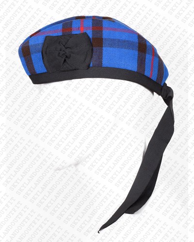 Glengarry Hat Military Bonnet Bagpiper Elliot Modern Tartan Cap Glengarry Hat Military Bonnet Bagpiper Elliot Modern Tartan Cap