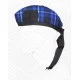 Glengarry Hat Military Bonnet Bagpiper Ramsey Blue Tartan Cap Glengarry Hat Military Bonnet Bagpiper Ramsey Blue Tartan Cap