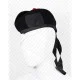 Glengarry Hat Military Bonnet Bagpiper Solid Black Tartan Cap