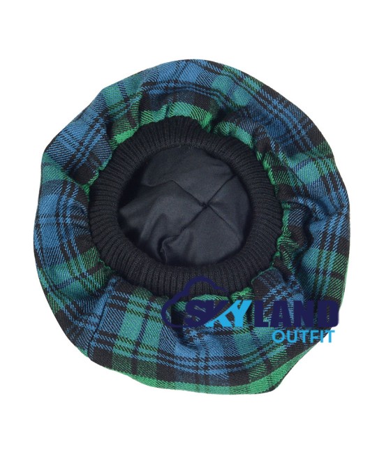 Tam o' Shatner Tammy Hat Flat Bonnet in Campbell Ancient Tartan
