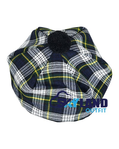 Tam o' Shanter Tammy Hat Flat Bonnet in Dress Gordon Tartan