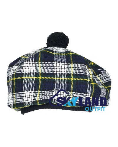 Tam o' Shanter Tammy Hat Flat Bonnet in Dress Gordon Tartan Tam o' Shanter Tammy Hat Flat Bonnet in Dress Gordon Tartan