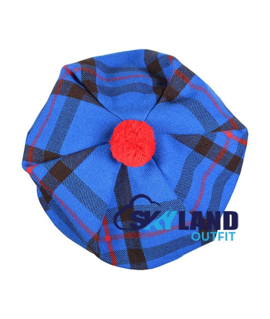 Tam o' Shanter Tammy Hat Flat Bonnet in Elliot Modern Tartan