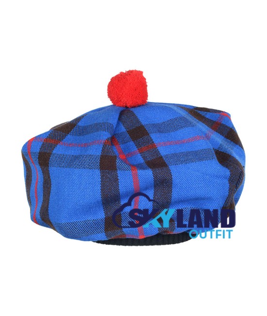 Tam o' Shanter Tammy Hat Flat Bonnet in Elliot Modern Tartan