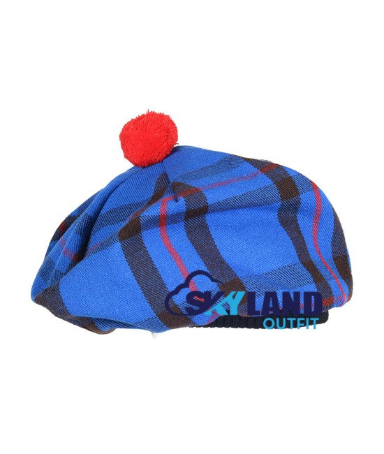 Tam o' Shanter Tammy Hat Flat Bonnet in Elliot Modern Tartan