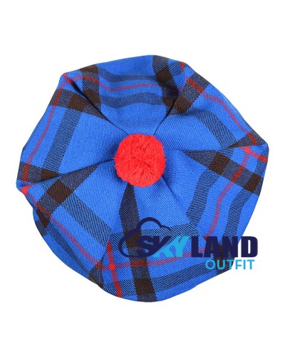 Tam o' Shanter Tammy Hat Flat Bonnet in Elliot Modern Tartan