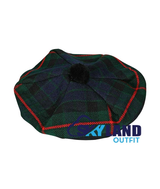 Tam o' Shanter Tammy Hat Flat Bonnet in Gunn Tartan