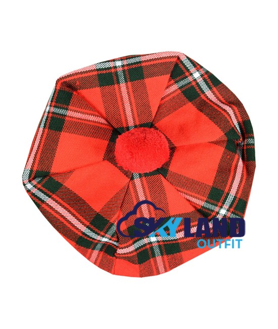 Tam o' Shanter Tammy Hat Flat Bonnet in MacGregor Tartan