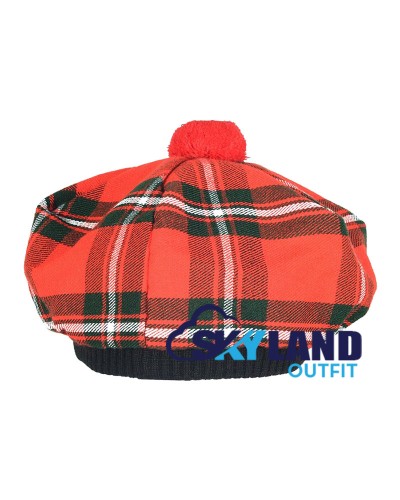 Tam o' Shanter Tammy Hat Flat Bonnet in MacGregor Tartan Tam o' Shanter Tammy Hat Flat Bonnet in MacGregor Tartan