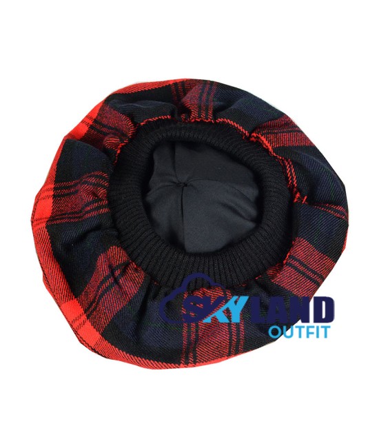 Tam o' Shanter Tammy Hat Flat Bonnet in MacLauchlan Tartan 