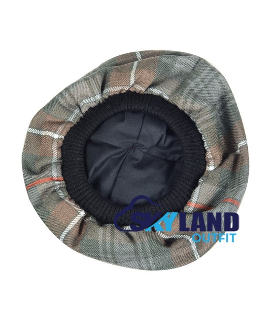 Tam o' Shanter Tammy Hat Flat Bonnet in McKenzie Weathered Tartan