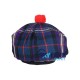 Tam o' Shatner Tammy Hat Flat Bonnet in Masonic Tartan