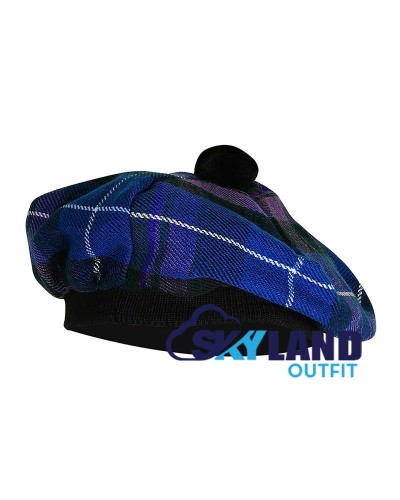 Tam o' Shanter Tammy Hat Flat Bonnet in Pride of Scotland Tartan Tam o' Shanter Tammy Hat Flat Bonnet in Pride of Scotland Tartan