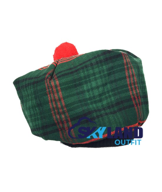 Tam o' Shanter Tammy Hat Flat Bonnet in Ross Hunting Modern Tartan