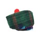 Tam o' Shanter Tammy Hat Flat Bonnet in Ross Hunting Modern Tartan