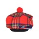 Tam o' Shanter Tammy Hat Flat Bonnet in Royal Stewart Tartan