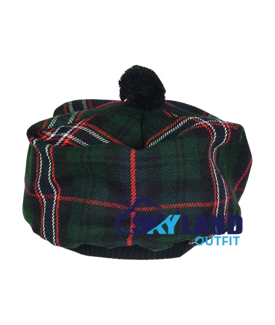 Tam o' Shanter Tammy Hat Flat Bonnet in Scottish National Tartan