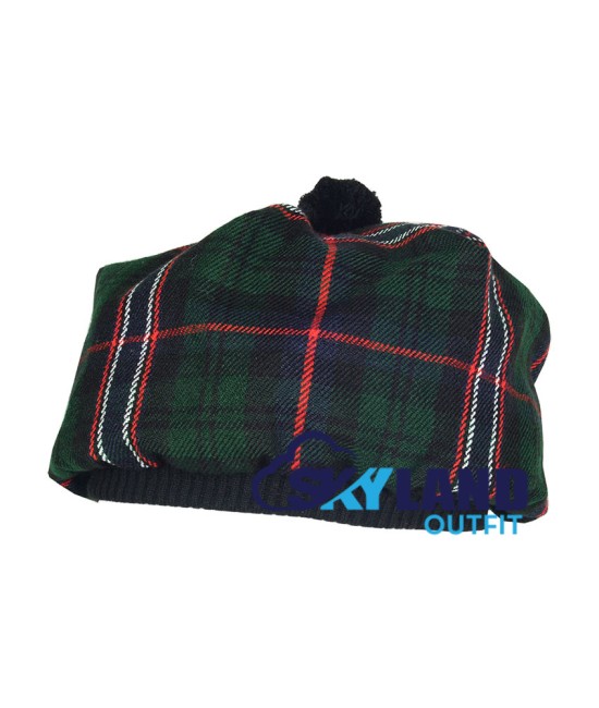 Tam o' Shatner Tammy Hat Flat Bonnet in Scottish National Tartan