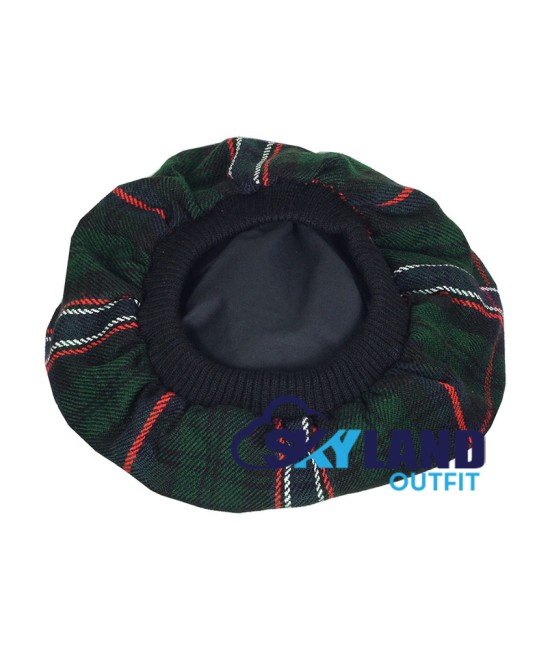 Tam o' Shanter Tammy Hat Flat Bonnet in Scottish National Tartan