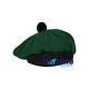 Tam o' Shatner Tammy Hat Flat Bonnet in Solid Green Tartan
