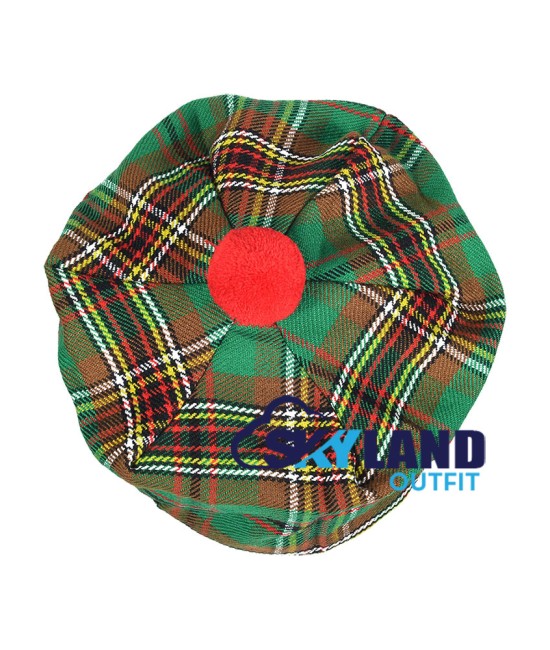 Tam o' Shatner Tammy Hat Flat Bonnet in Tara Murphy Tartan