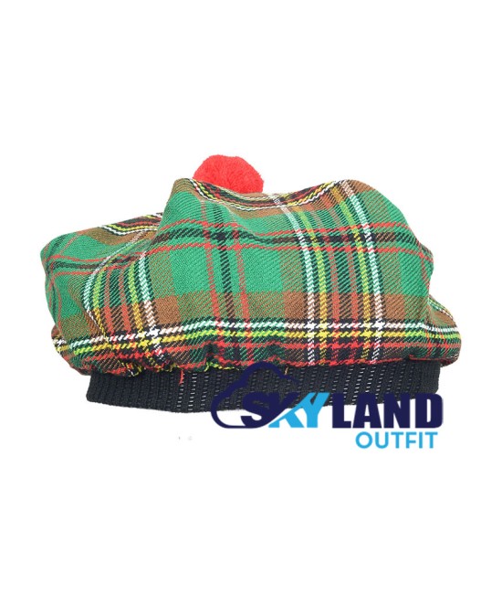 Tam o' Shanter Tammy Hat Flat Bonnet in Tara Murphy Tartan