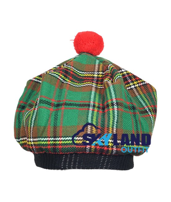 Tam o' Shatner Tammy Hat Flat Bonnet in Tara Murphy Tartan