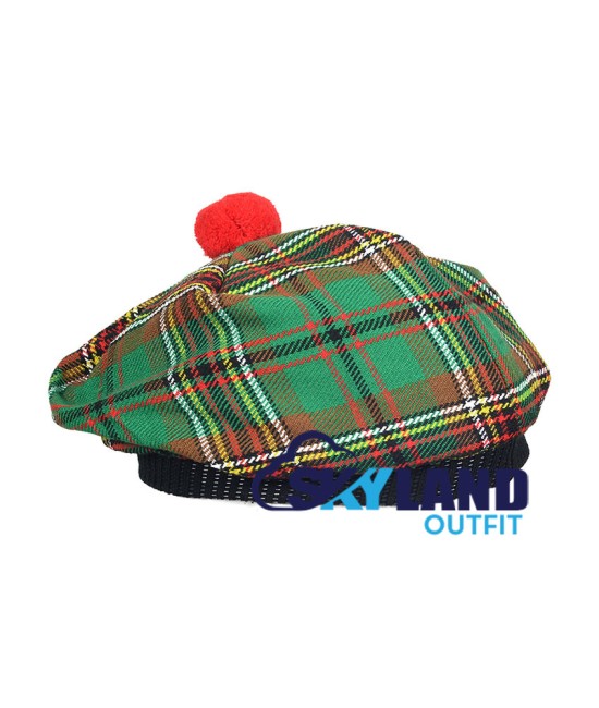 Tam o' Shatner Tammy Hat Flat Bonnet in Tara Murphy Tartan