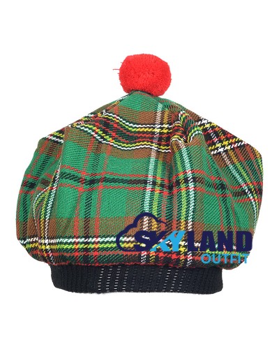 Tam o' Shanter Tammy Hat Flat Bonnet in Tara Murphy Tartan Tam o' Shanter Tammy Hat Flat Bonnet in Tara Murphy Tartan