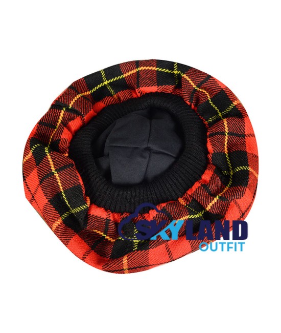 Tam o' Shanter Tammy Hat Flat Bonnet in Wallace Tartan