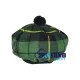 Tam o' Shanter Tammy Hat Flat Bonnet in Wallace Hunting Tartan Tam o' Shanter Tammy Hat Flat Bonnet in Wallace Hunting Tartan