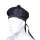 Black Wool Balmoral Bonnet Scottish Military Hat Kilt Cap Black Wool Balmoral Bonnet Scottish Military Hat Kilt Cap