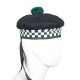 Balmoral Diced Bonnet Hat – Scottish Green & White Diced Cap Balmoral Diced Bonnet Hat – Scottish Green & White Diced Cap