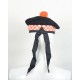 Balmoral Diced Bonnet Hat – Scottish Orange & White Diced Cap
