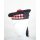 Balmoral Diced Bonnet Hat – Red, White & Black Diced Cap Balmoral Diced Bonnet Hat – Red, White & Black Diced Cap