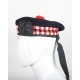 Balmoral Diced Bonnet Hat – Red, White & Black Diced Cap Balmoral Diced Bonnet Hat – Red, White & Black Diced Cap
