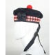 Balmoral Diced Bonnet Hat – Red, White & Green Diced Cap Balmoral Diced Bonnet Hat – Red, White & Green Diced Cap